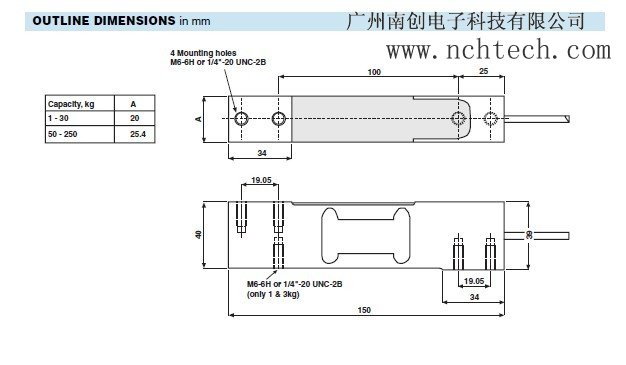 美國(guó)特迪亞1042-7kg稱(chēng)重傳感器